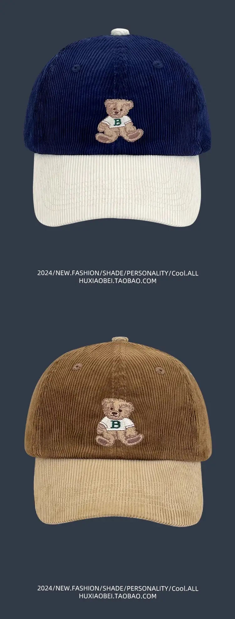 Japanese Style Cartoon Bear Cap for Women Spring Fall — feature 11