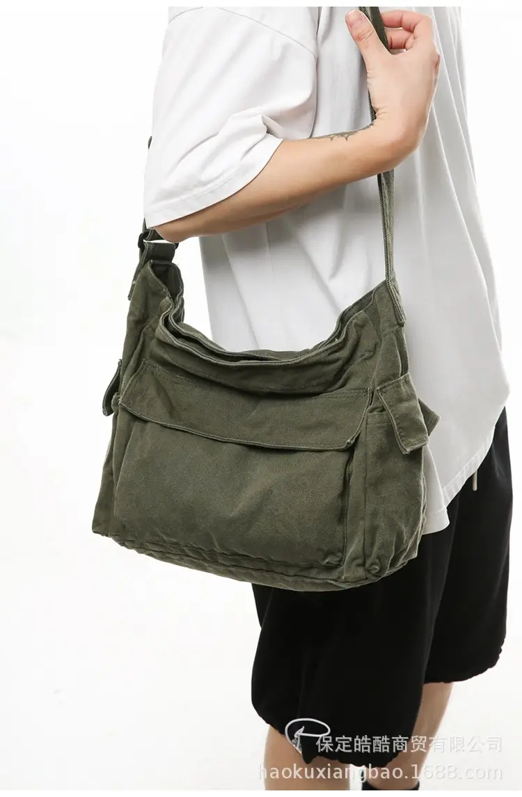 Black Large Capacity Shoulder Crossbody Bag for Women — feature 10