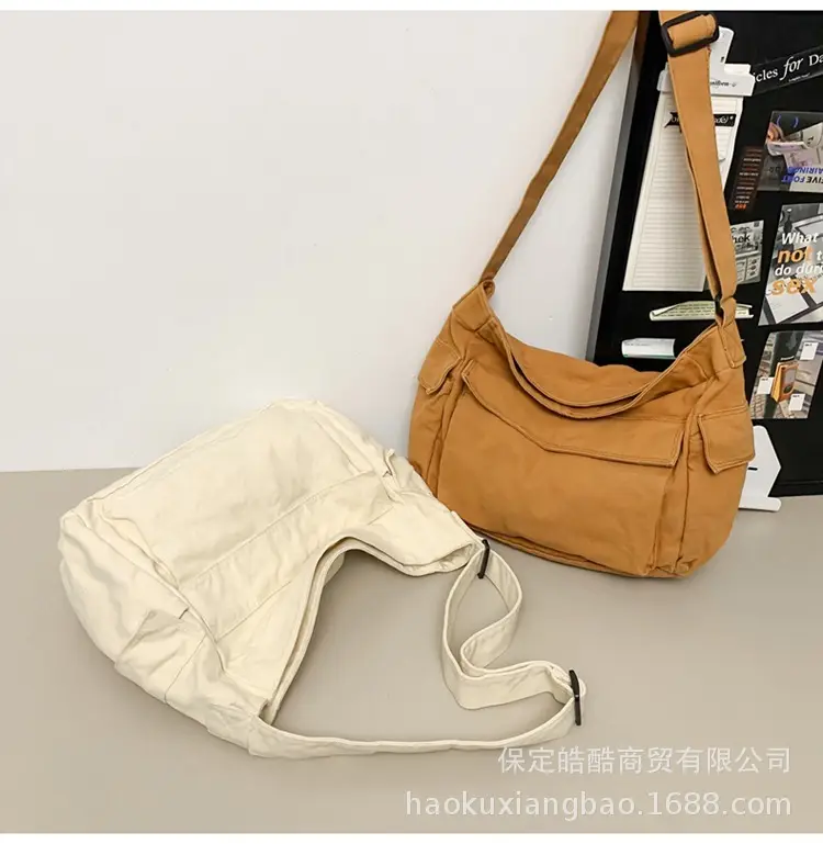 Black Large Capacity Shoulder Crossbody Bag for Women — feature 19