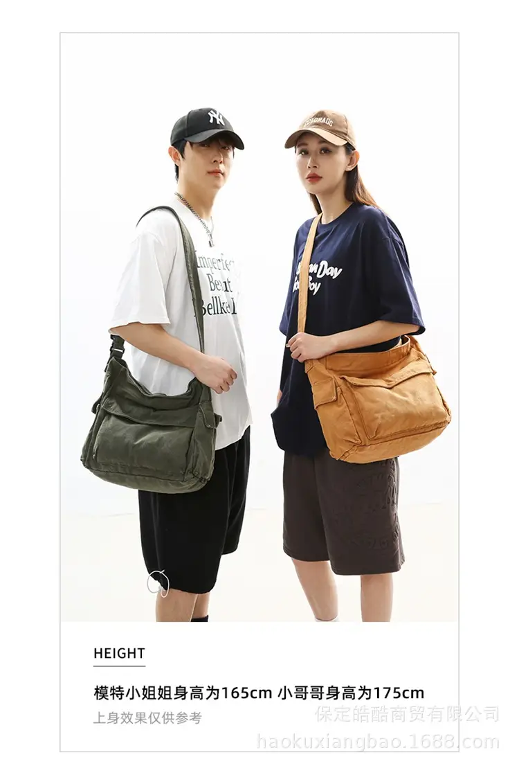 Black Large Capacity Shoulder Crossbody Bag for Women — feature 3