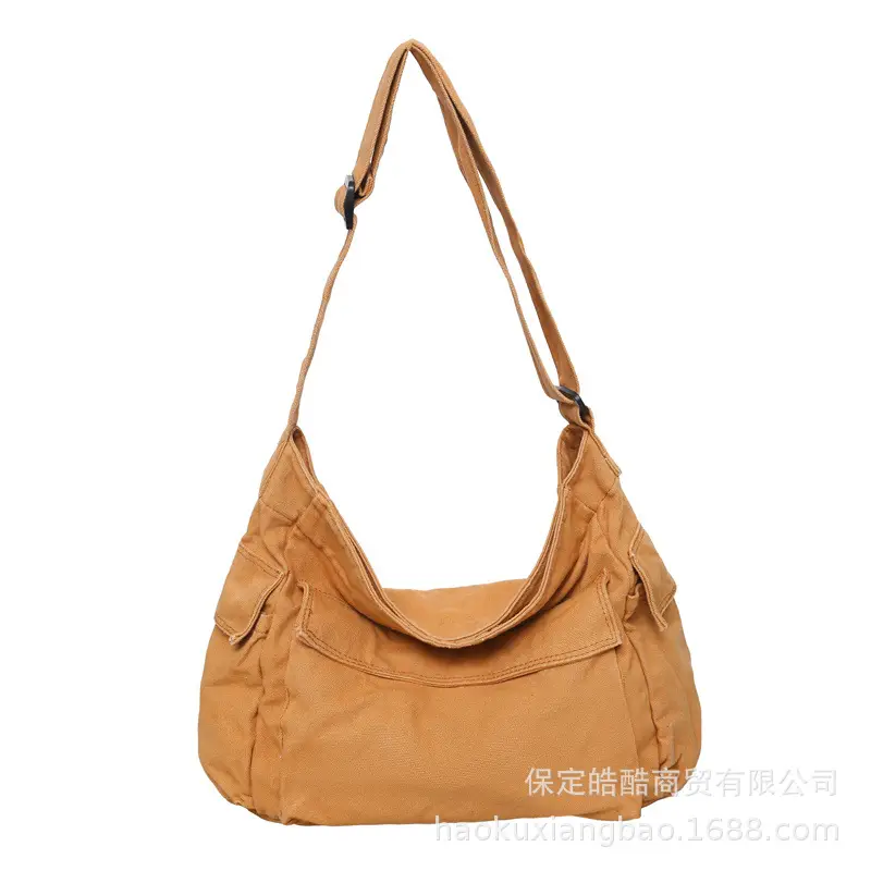 Black Large Capacity Shoulder Crossbody Bag for Women - Image 3