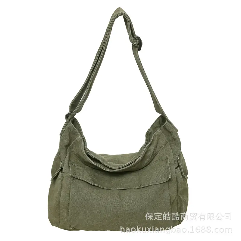 Black Large Capacity Shoulder Crossbody Bag for Women - Image 4