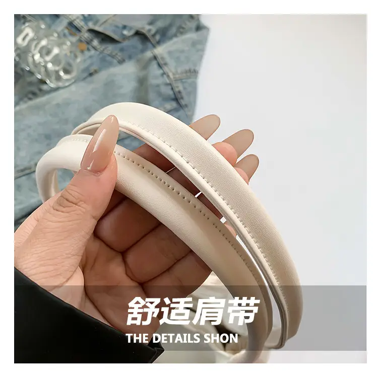 Korean Style White Black Bow Shoulder Bag — feature 5