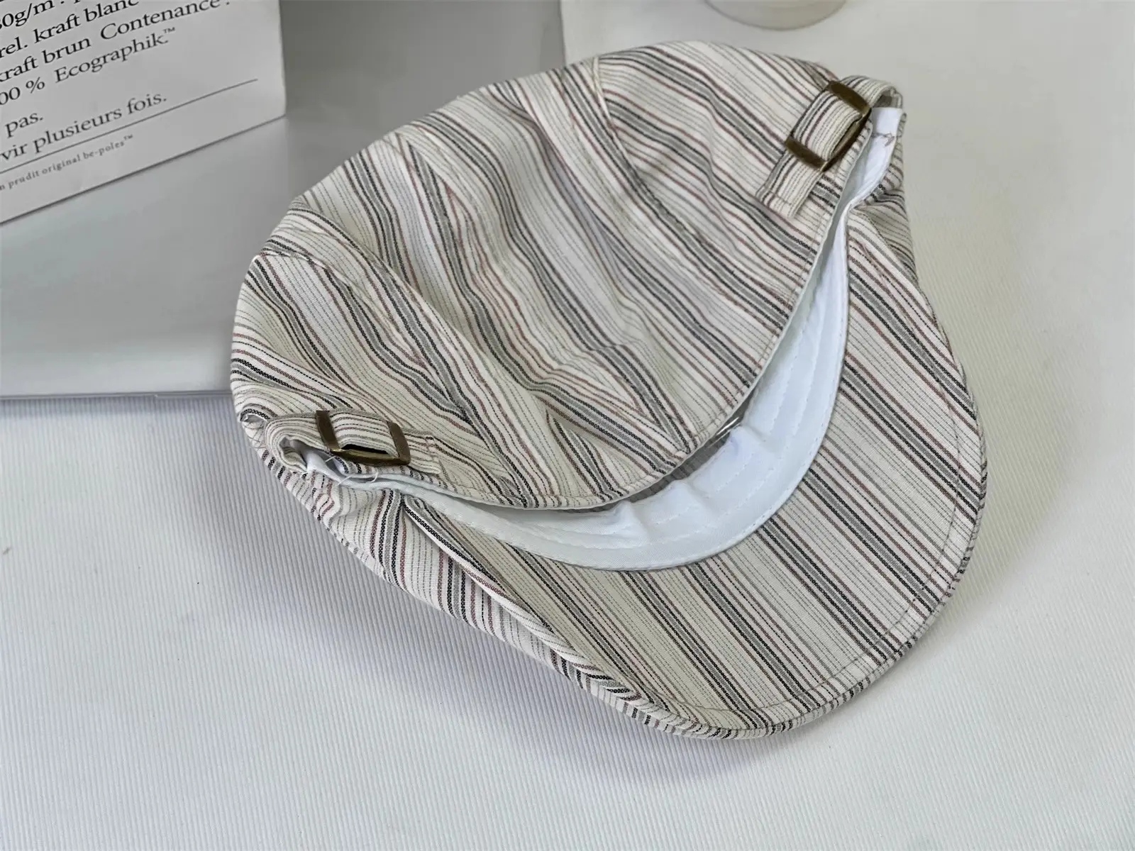 Japanese-Style Straw Cap for Women with Large Head Circumference — feature 15
