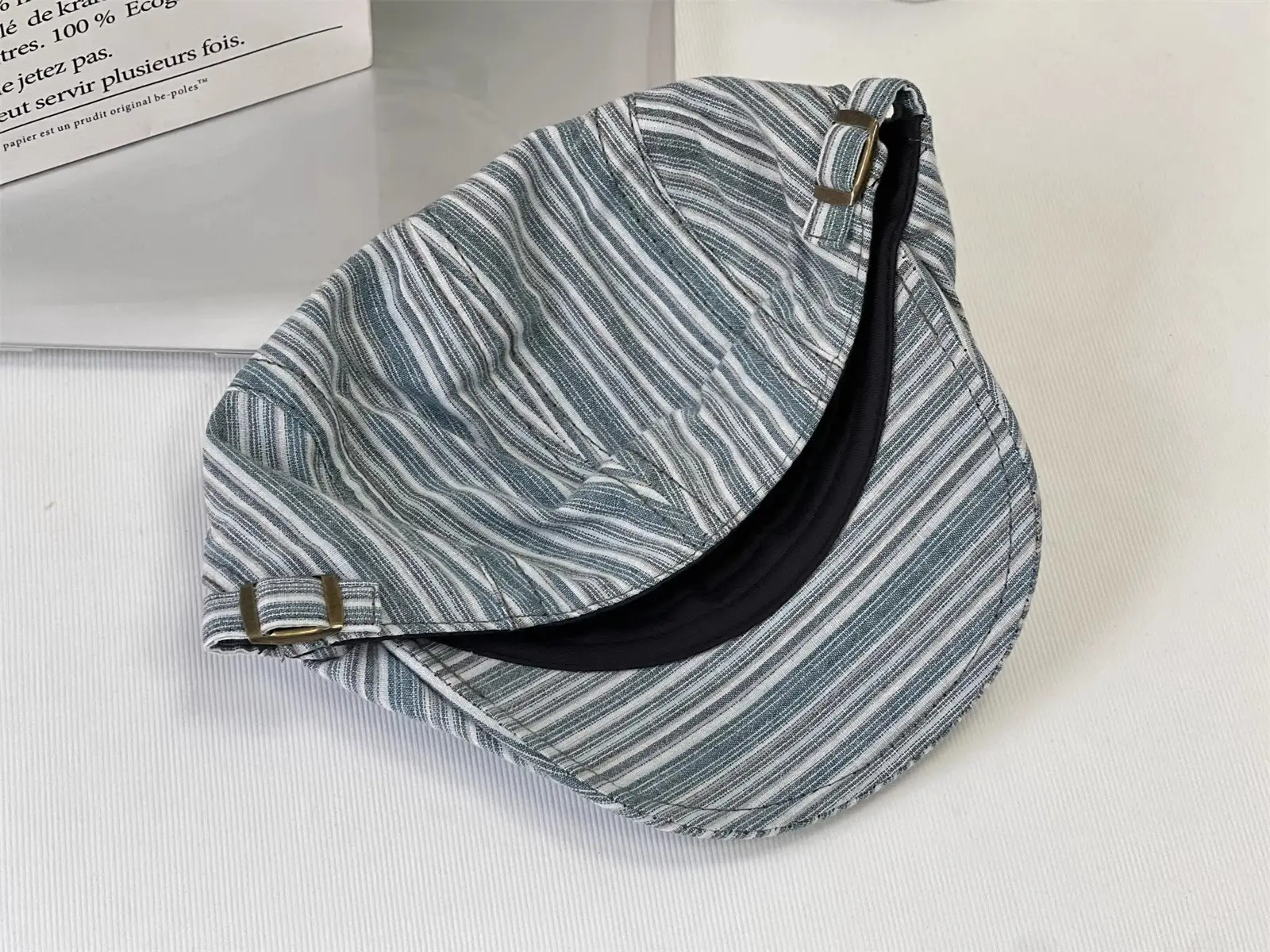Japanese-Style Straw Cap for Women with Large Head Circumference — feature 16