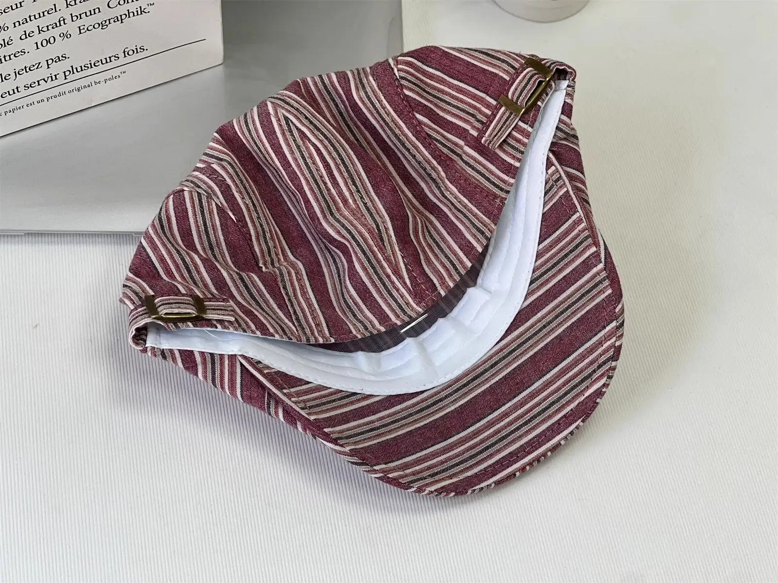 Japanese-Style Straw Cap for Women with Large Head Circumference — feature 17