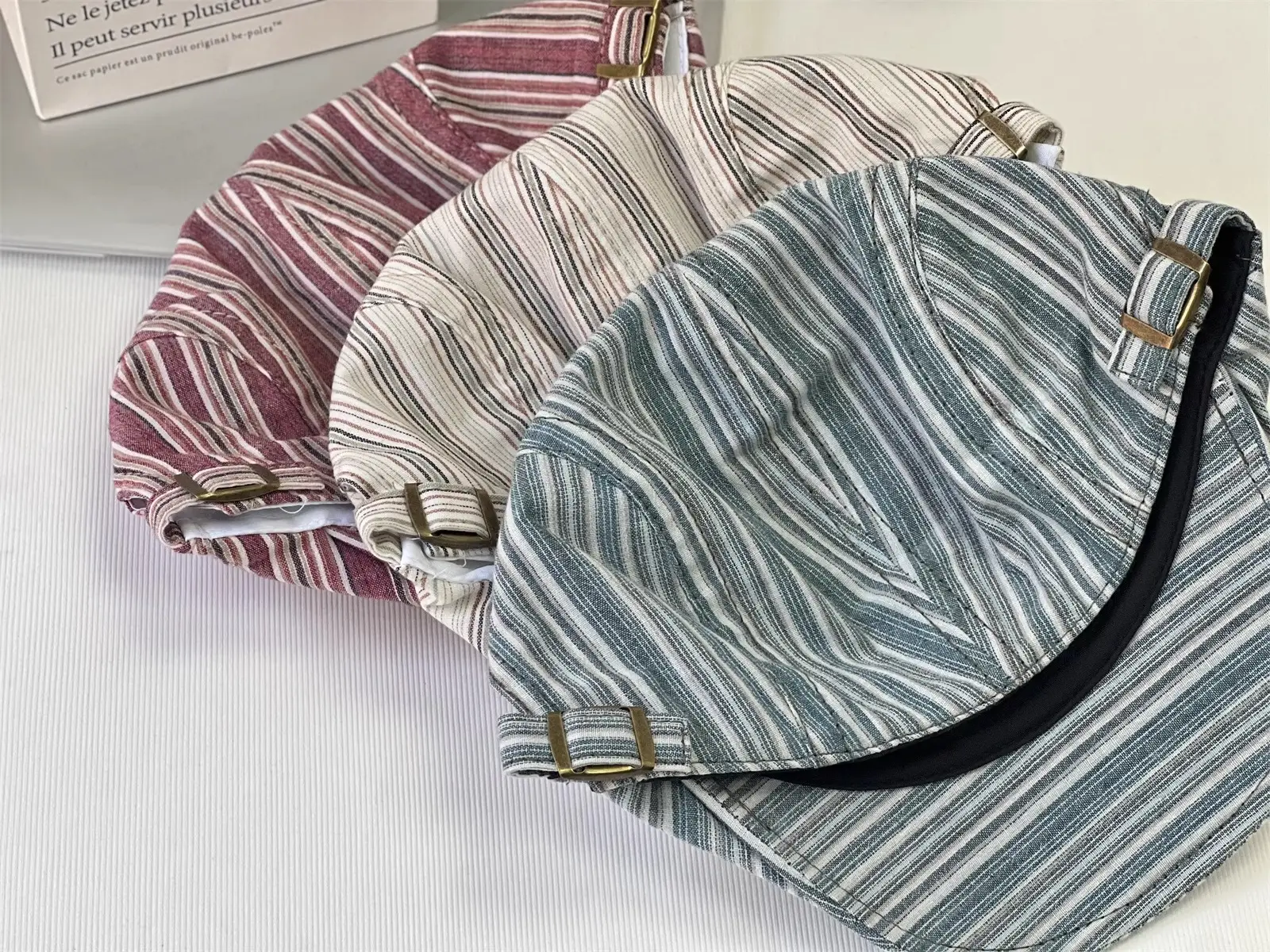 Japanese-Style Straw Cap for Women with Large Head Circumference — feature 3