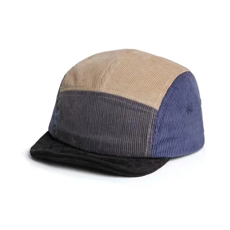 Women's Color-matching Brim Cap Autumn Winter Soft Corduroy