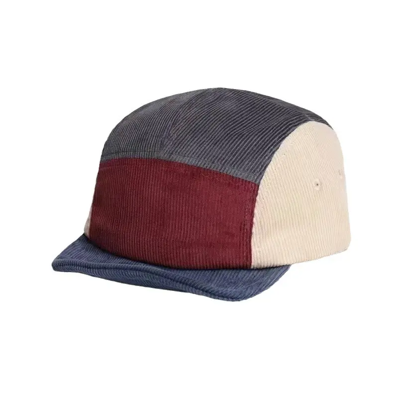 Women's Color-matching Brim Cap Autumn Winter Soft Corduroy