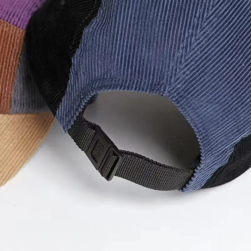 Women's Color-matching Brim Cap Autumn Winter Soft Corduroy — feature 10