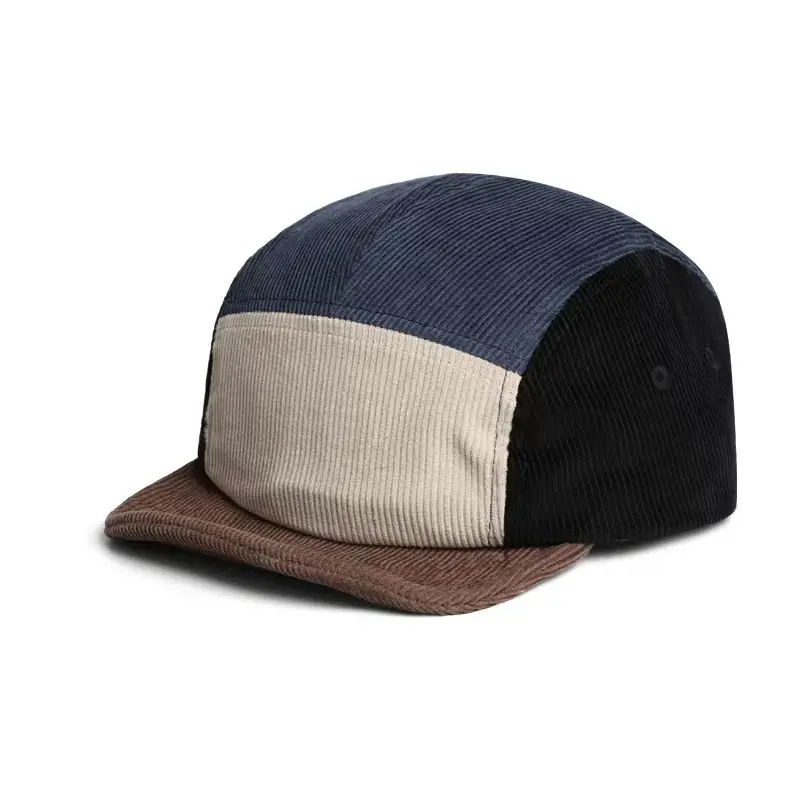 Women's Color-matching Brim Cap Autumn Winter Soft Corduroy