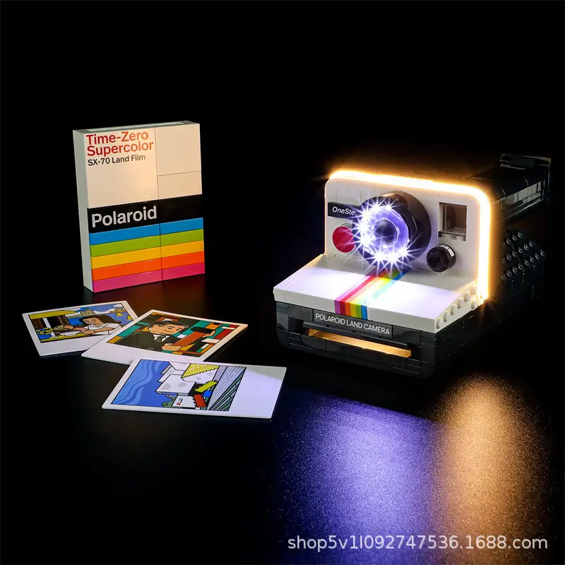 Compatible with Lego Polaroid Camera Polaroid Sy-70 Building Blocks 21345 Assembled Children's Toys Cross-Border