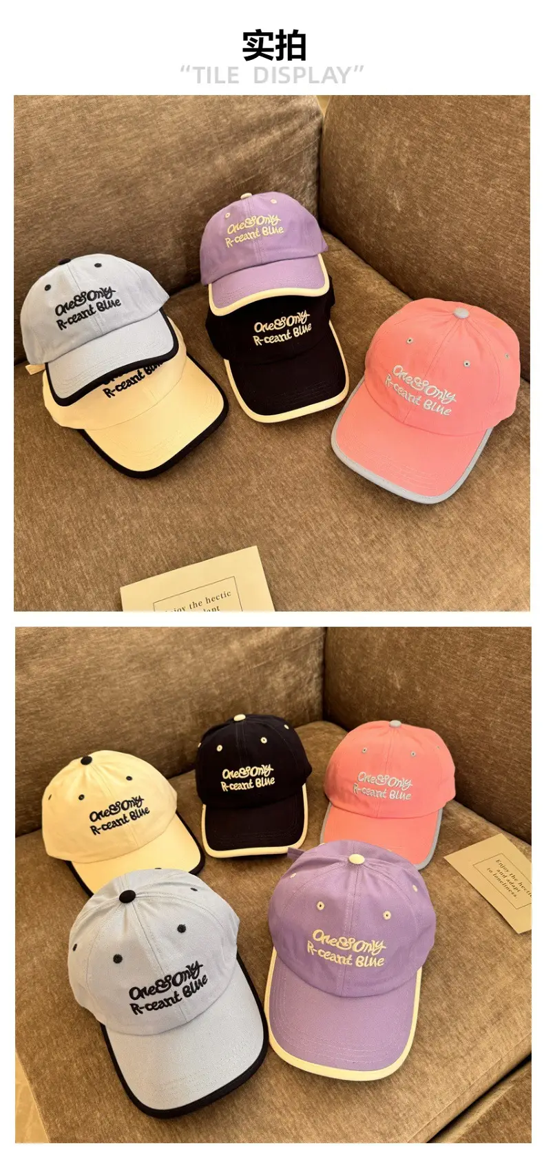 White Embroidered Baseball Cap for Kids Outdoor Use — feature 2