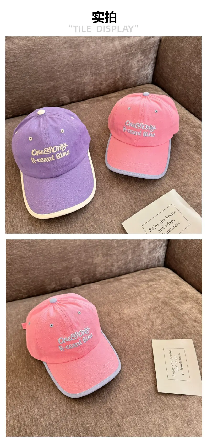 White Embroidered Baseball Cap for Kids Outdoor Use — feature 4