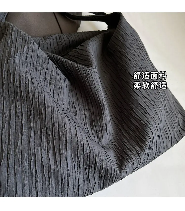 Korean Style Texture Canvas Bag Women New Size All-match Commuter Crossbody Bag — feature 6
