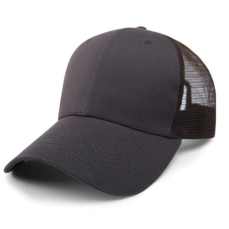 Plus Size Black Mesh Baseball Cap for Men - Image 19