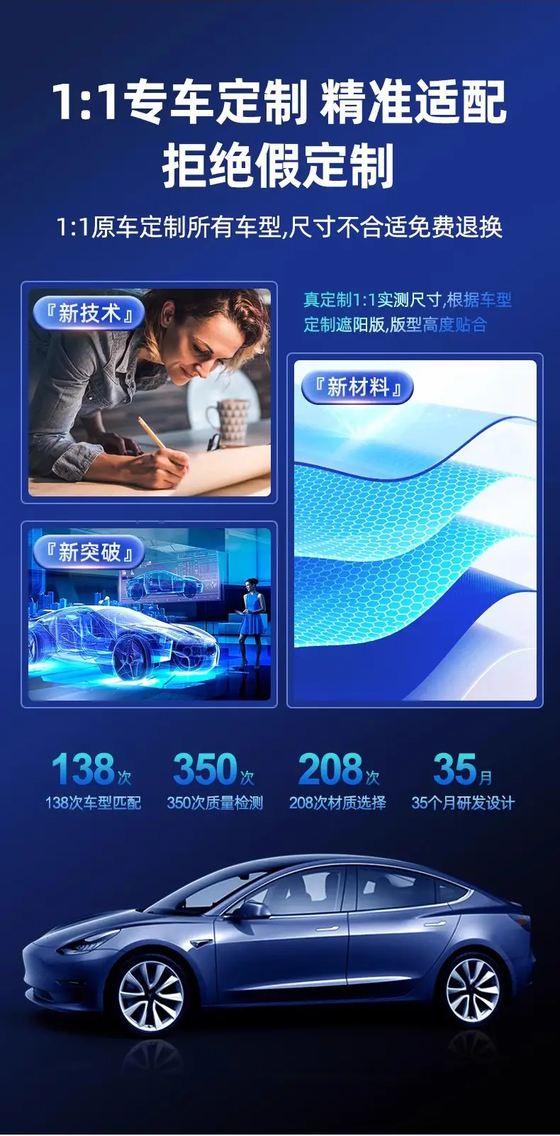 Chery Ruihu 8/9/7 Shu Xiangjia Erez E Ant Ice Cream Car Sunshade Sunscreen Privacy Curtain — feature 10