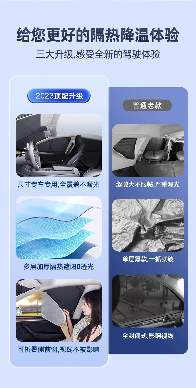 Chery Ruihu 8/9/7 Shu Xiangjia Erez E Ant Ice Cream Car Sunshade Sunscreen Privacy Curtain — feature 2