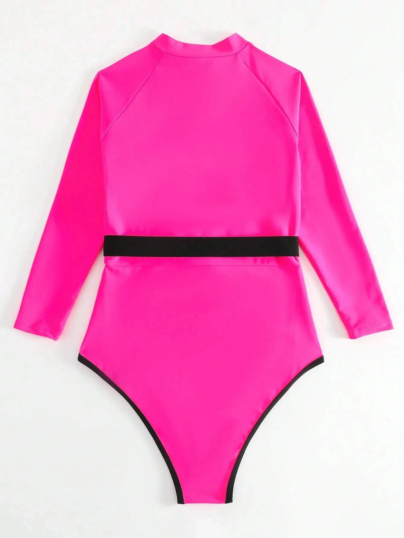 Qianmo 2026 Pink Belt Swim Suit for Women - Image 4