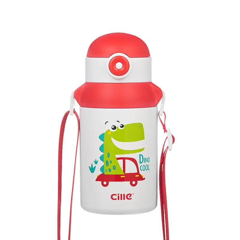 Xile Kidsren's Thermos Cup for School Special Water Cup for Male and Female Students 2025 New Straw Cup Sports Water Kettle