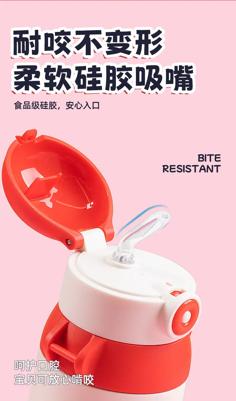 Xile Kidsren's Thermos Cup for School Special Water Cup for Male and Female Students 2025 New Straw Cup Sports Water Kettle — feature 5