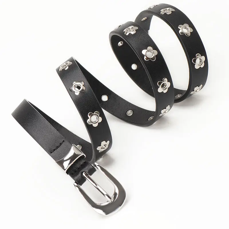 Women's Retro Punk Belt with Metal Buckle - Image 6