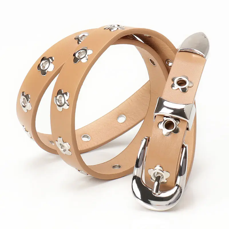 Women's Retro Punk Belt with Metal Buckle - Image 7