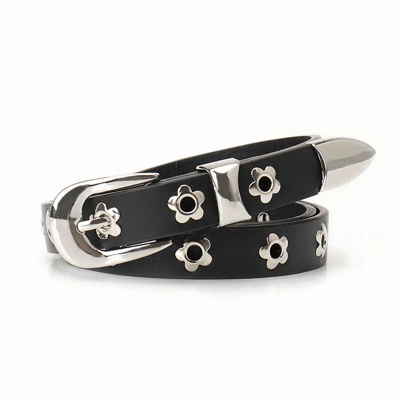 Women's Retro Punk Belt with Metal Buckle - Image 2
