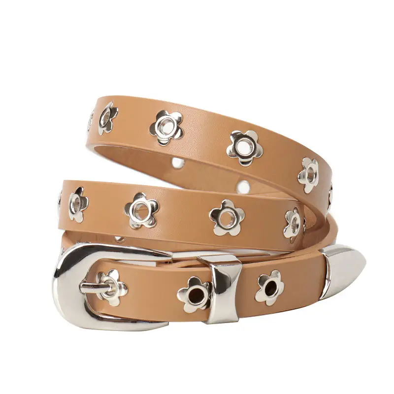 Women's Retro Punk Belt with Metal Buckle - Image 8