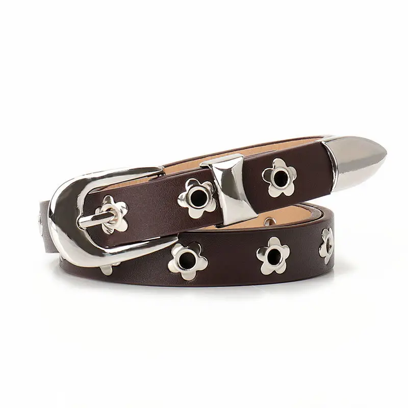 Women's Retro Punk Belt with Metal Buckle - Image 3