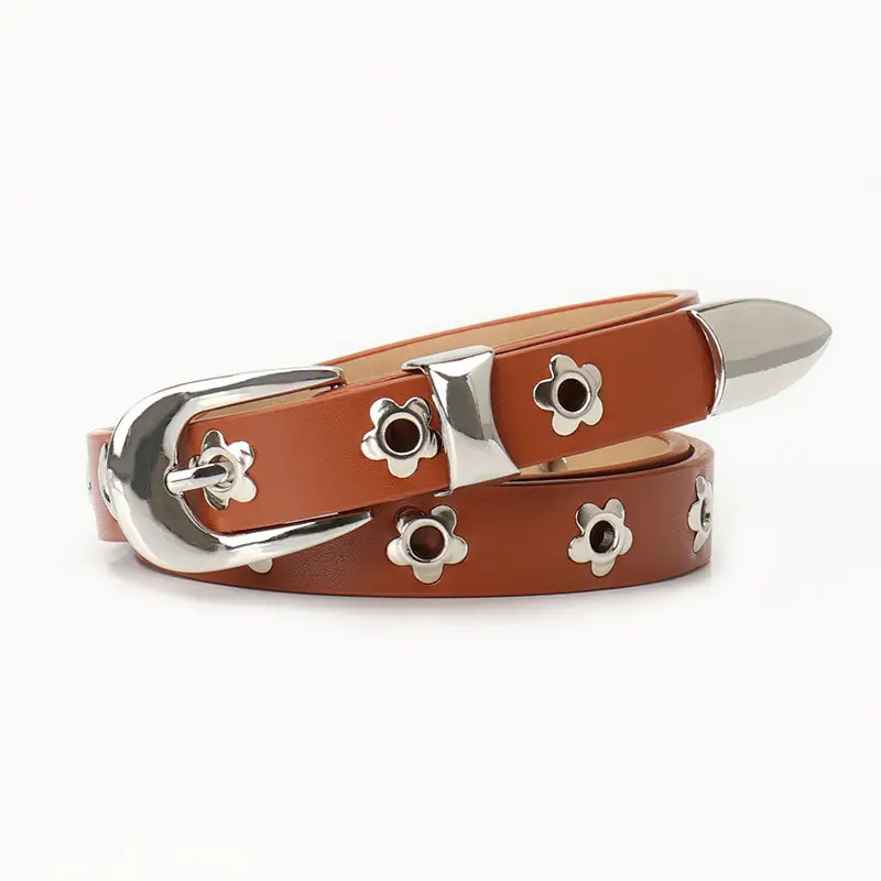 Women's Retro Punk Belt with Metal Buckle - Image 4