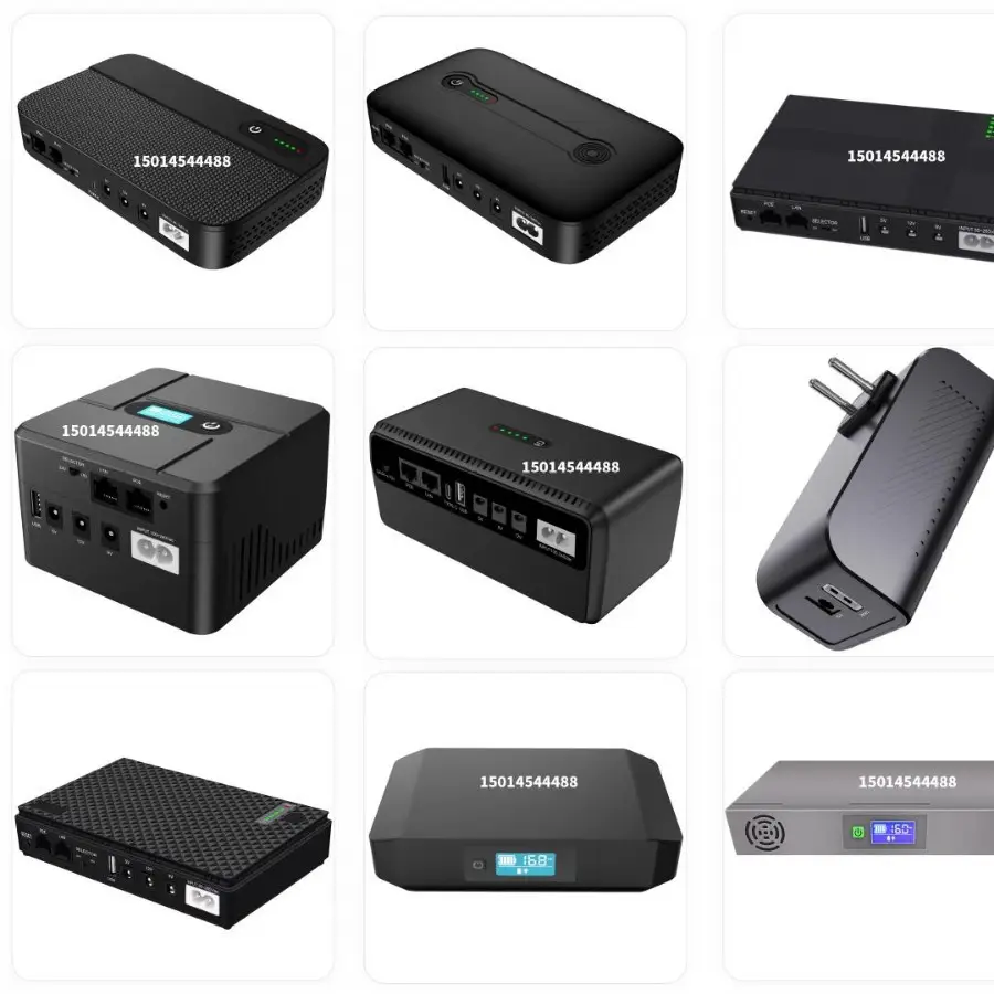 5V9V12V24V53Vminiupsdc Dc Uninterruptible Power Supply Optical Modem Router Switch Battery