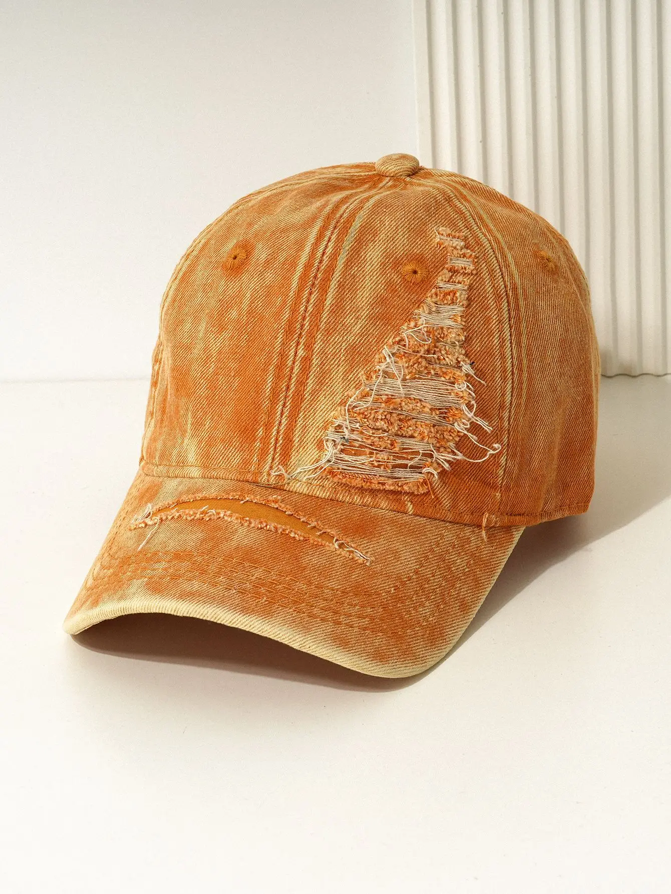 New Men's Green Wash Denim Baseball Cap — feature 6