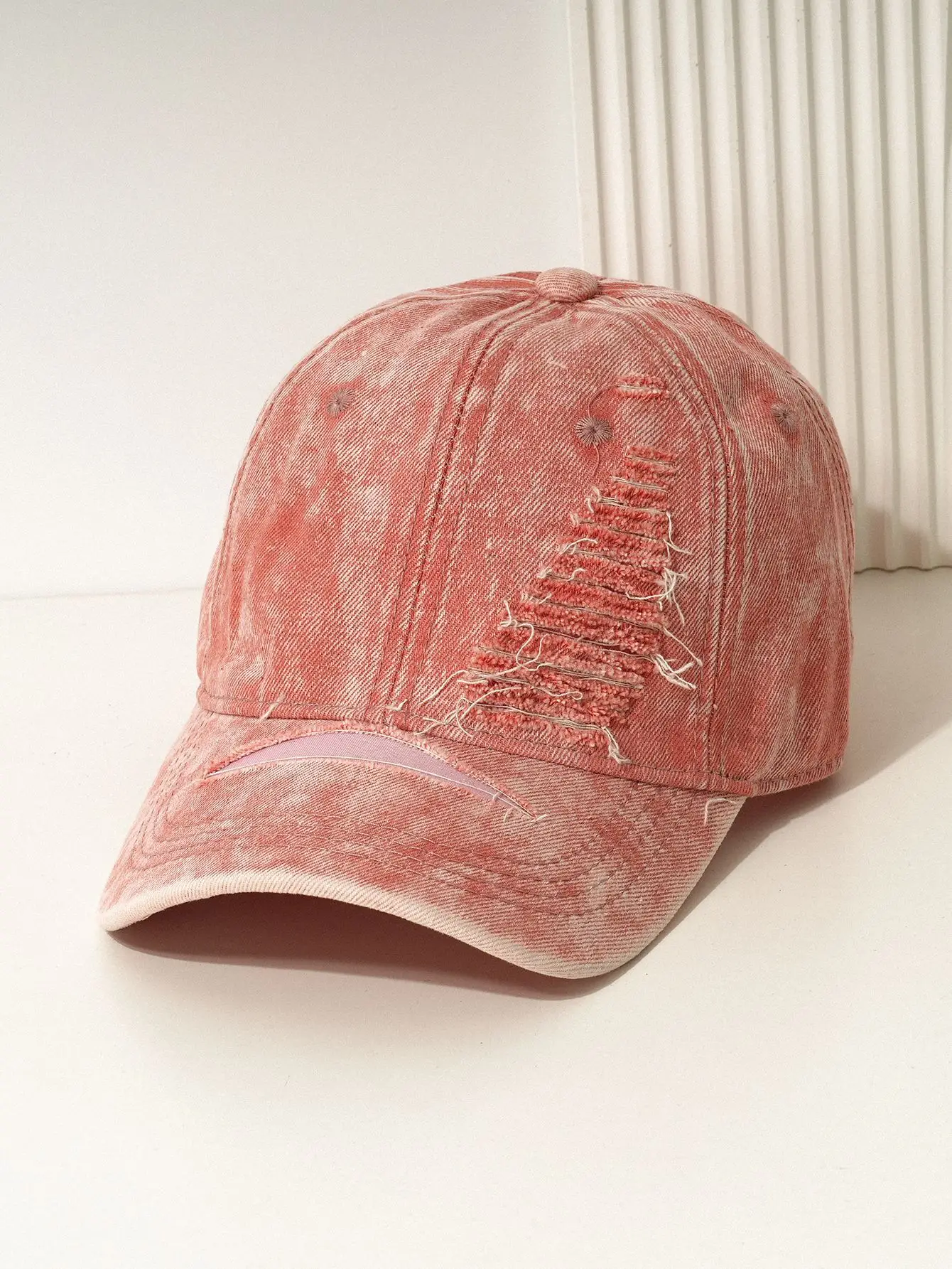 New Men's Green Wash Denim Baseball Cap - Image 2