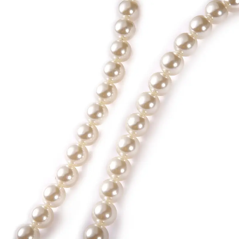 Pearl White Chain Strap Bag for Women