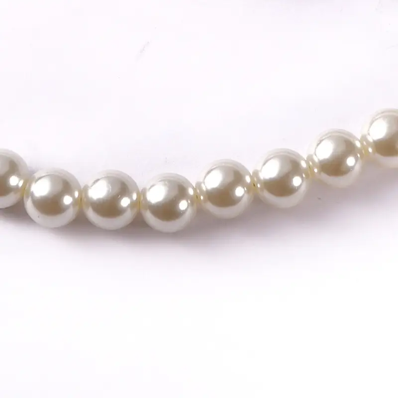 Pearl White Chain Strap Bag for Women