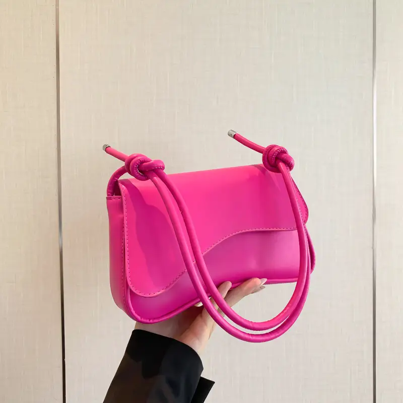 2024 Fashion Flip Bag Magnetic Buckle Small Square Shoulder Crossbody - Image 7