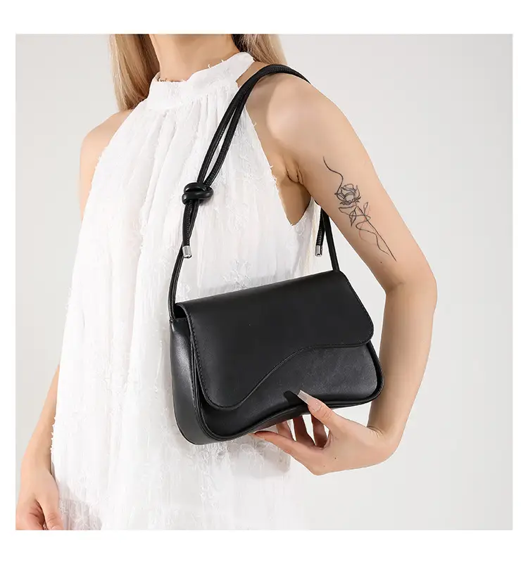 2024 Fashion Flip Bag Magnetic Buckle Small Square Shoulder Crossbody — feature 19