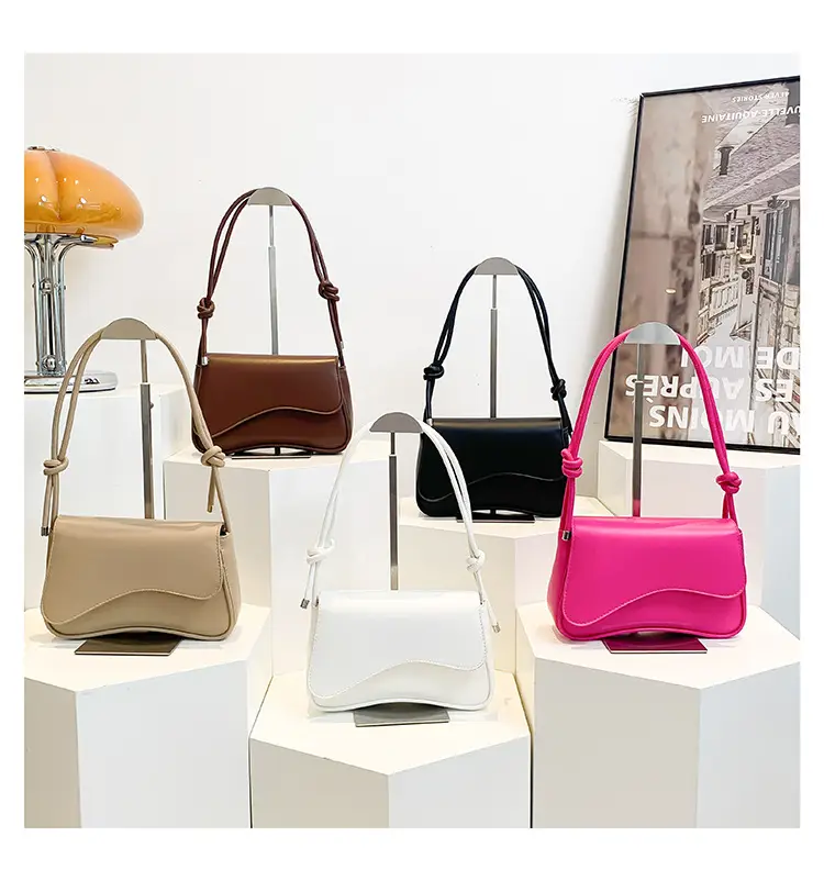 2024 Fashion Flip Bag Magnetic Buckle Small Square Shoulder Crossbody — feature 29