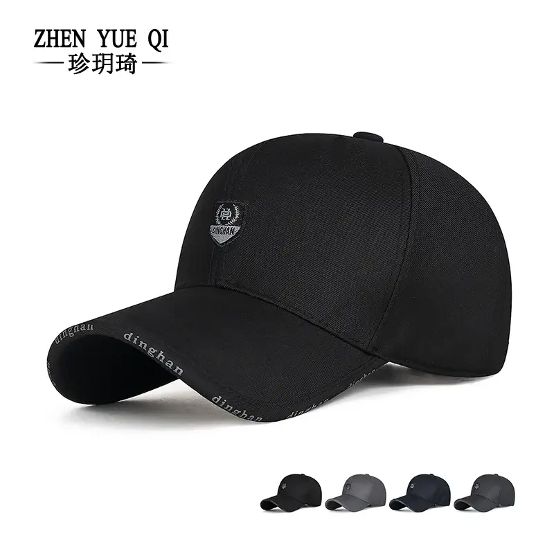 New Men Grey Business Cap Middle-aged Elderly