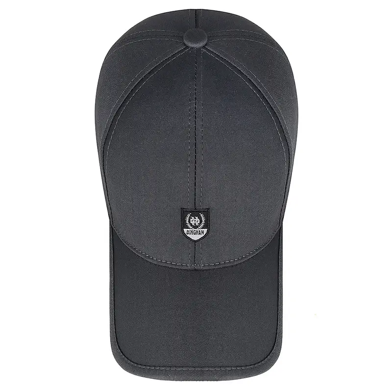 New Men Grey Business Cap Middle-aged Elderly