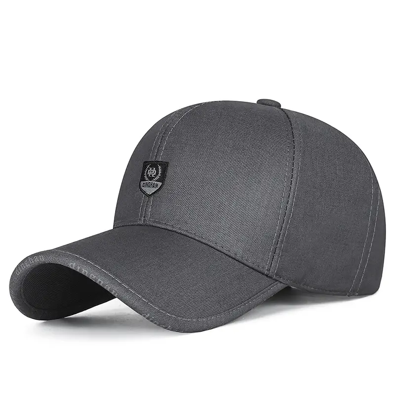 New Men Grey Business Cap Middle-aged Elderly