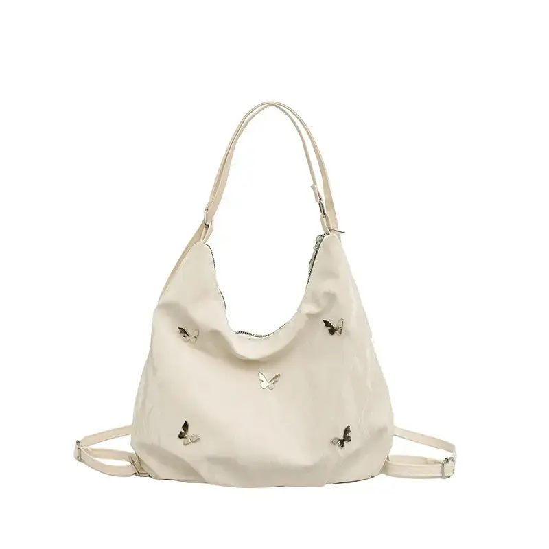 Light Blue Women's Shoulder Crossbody Bag with Bow Accents
