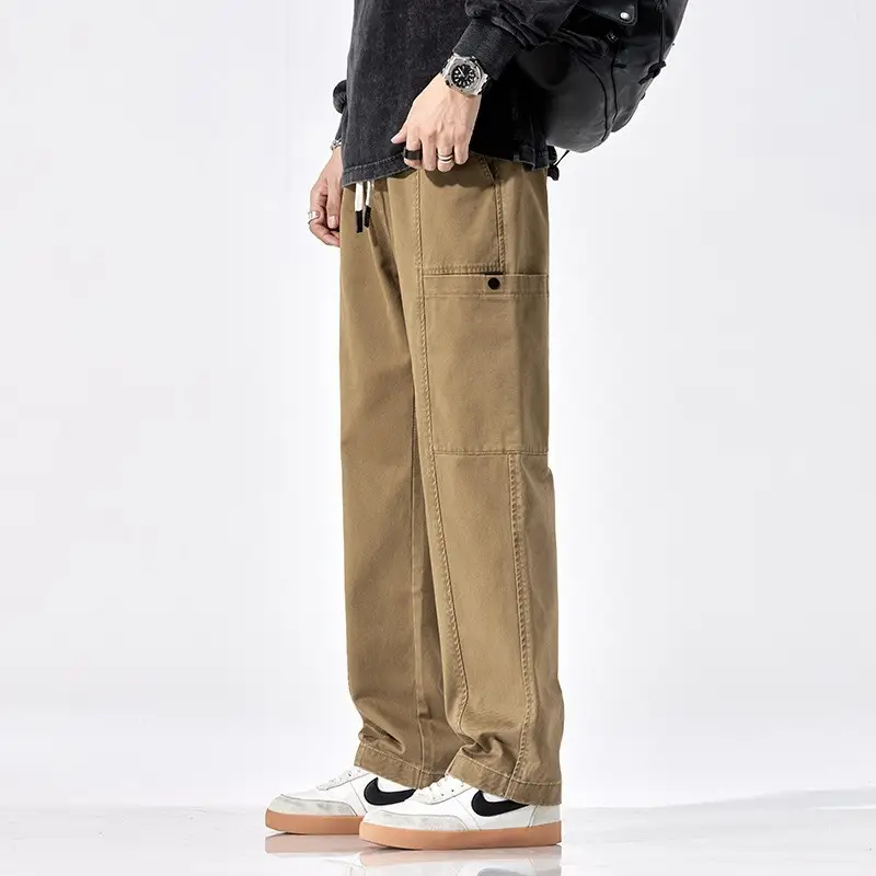 American Style Wide Leg Pants for Men Spring Autumn Loose Trendy - Image 11
