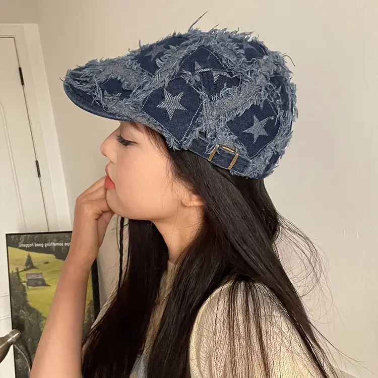Vintage Duckbill Cap for Women Washed Distressed Y2K - Image 7