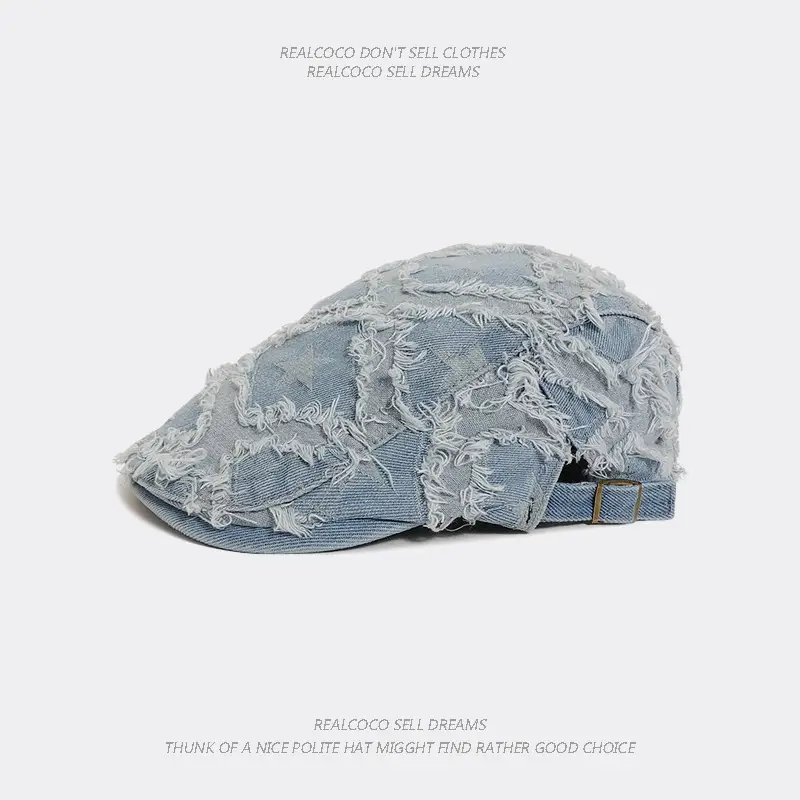 Vintage Duckbill Cap for Women Washed Distressed Y2K - Image 4