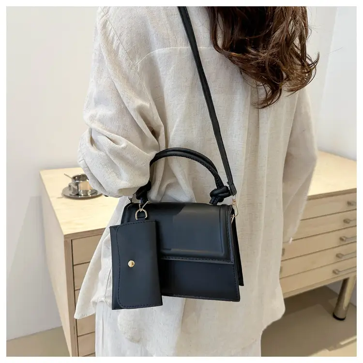 Women's 2-Piece Tan Shoulder Crossbody Bag Set - Image 7