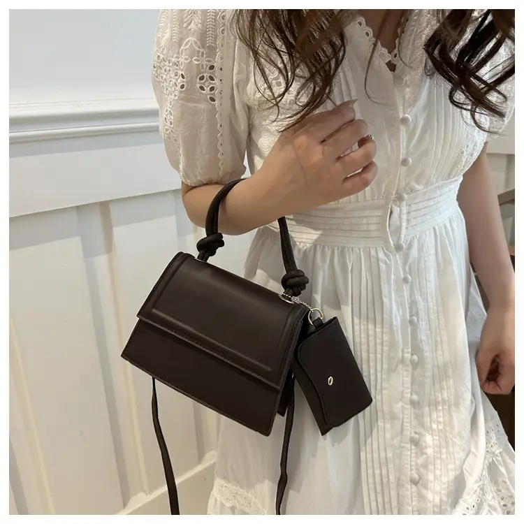 Women's 2-Piece Tan Shoulder Crossbody Bag Set — feature 16