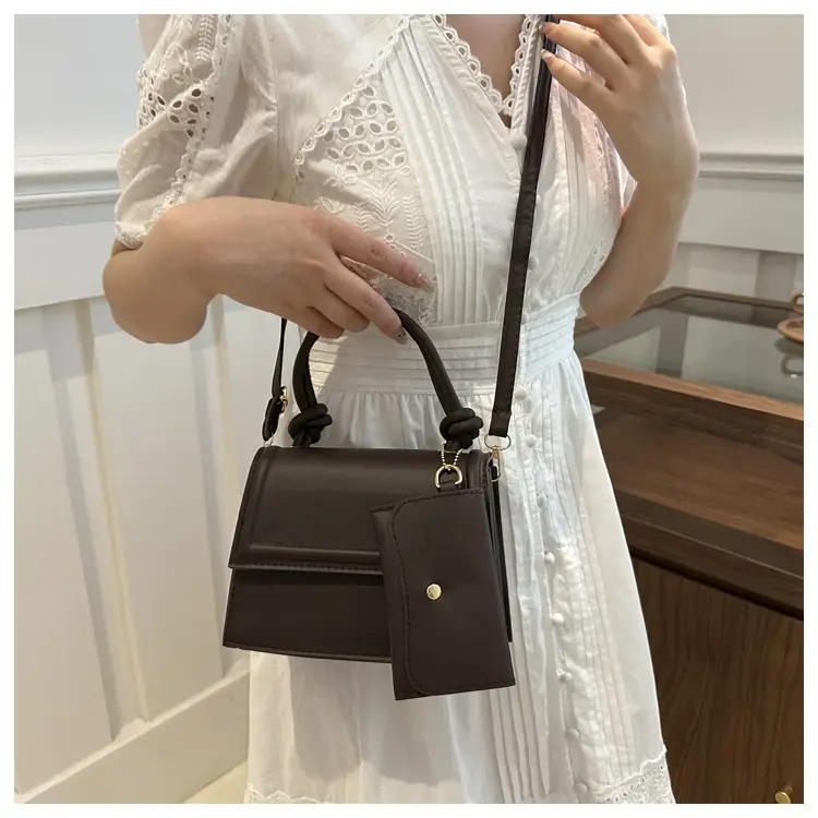 Women's 2-Piece Tan Shoulder Crossbody Bag Set — feature 18