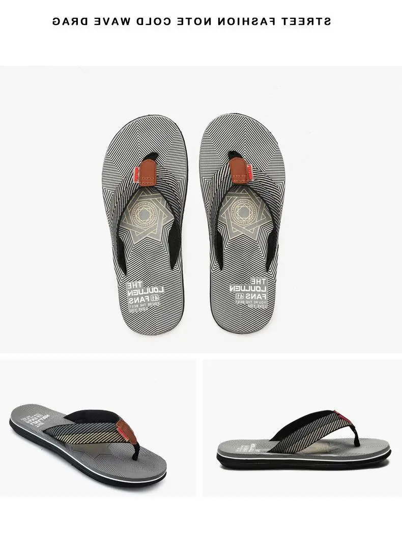 Fujian Factory New Beach Flip-Flops Men's Summer Non-Slip Clip Casual Sandals Outfit Trendy Thick Bottom Men — feature 10